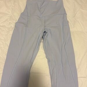 Lululemon Light Blue High-Waisted Leggings